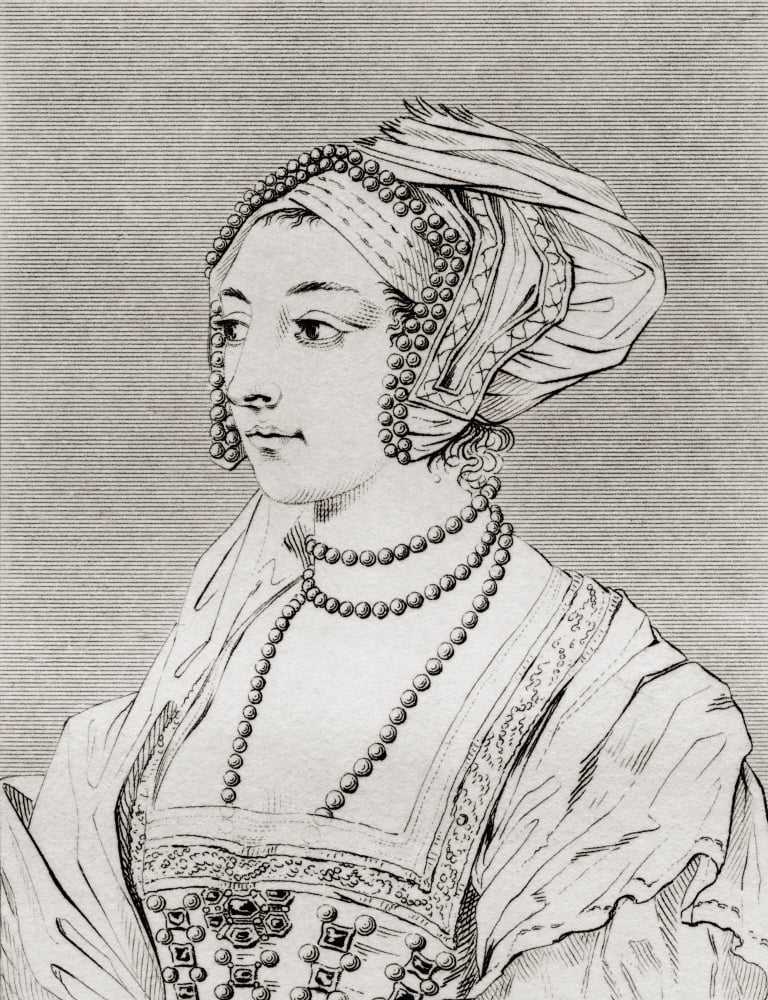 Anne Boleyn Also Spelled Bullen C15011507 Canvas Art - Ken Welsh Design Pics (12 x 16)