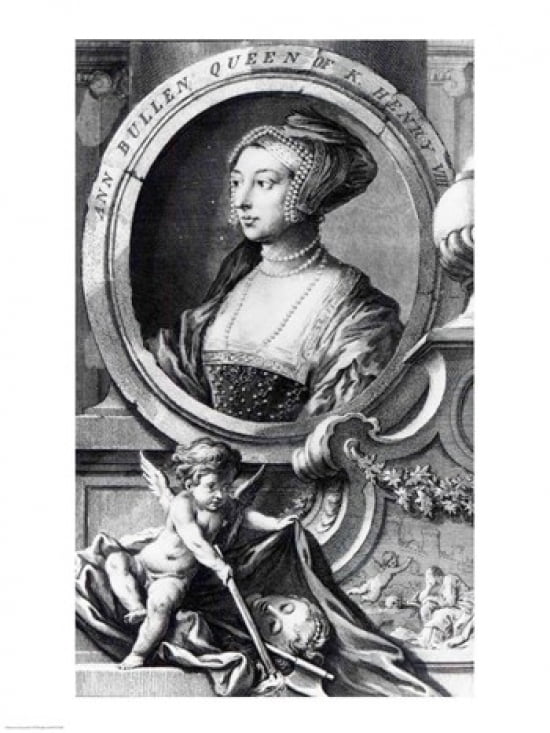 Anne Boleyn Canvas Art - Hans Holbein (24 x 36)