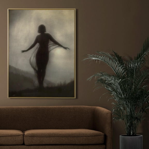 Anne Brigman - Breeze. Witch Woman Art, Dark Wall Art, Gothic, Ready To Hang, Reproduction, Mystical Woman Poster, Unframed Poster Size 12x18