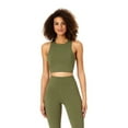 thumbnail image 1 of Anne Cole Active - Women's High Neck Crop Top, 1 of 3