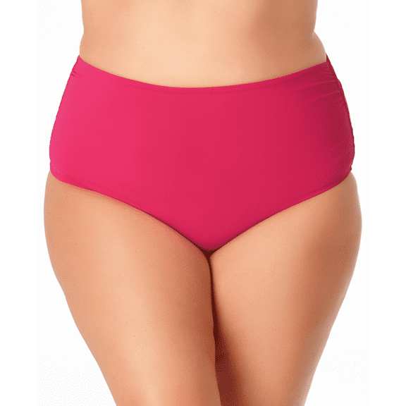 Anne Cole womens Hi Waist Shirred Bottom, 22W