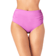 thumbnail image 1 of Anne Cole - Convertible High Waist Shirred Swim Bottom, 1 of 3