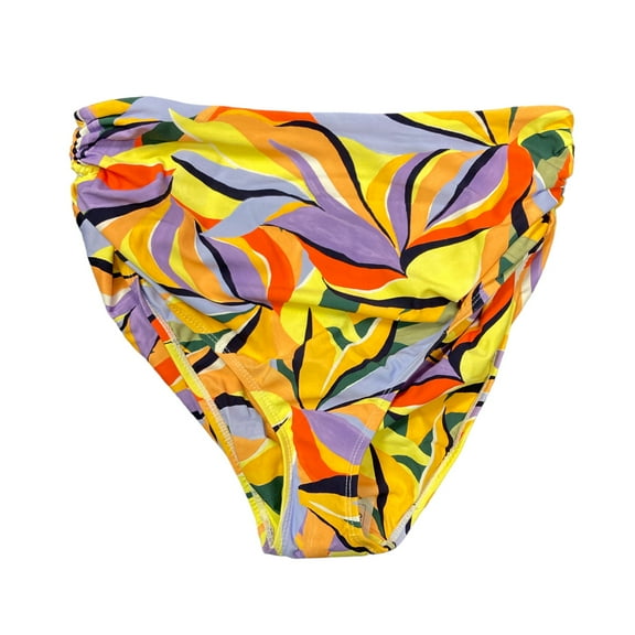 Anne Cole Limited Edition Ladies Convertible High Waist Shirred Swim Bottom (Sea Grass, XL)
