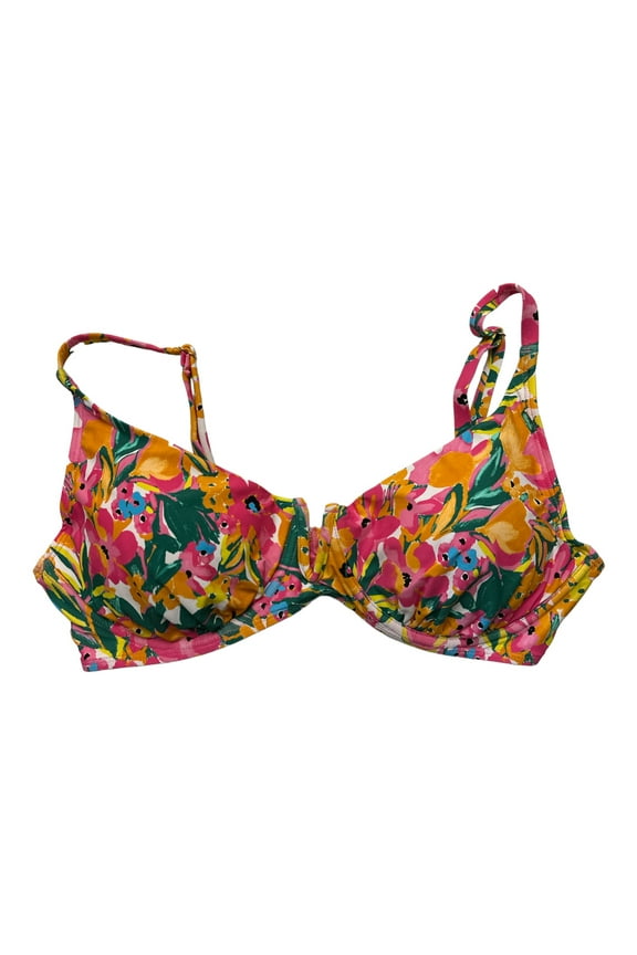 - Women's V Wire Elongated Underwire Bikini Swim Top