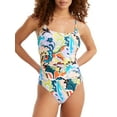 thumbnail image 1 of Anne Cole MULTI Printed Ruched One-Piece Swimsuit, US 6, 1 of 2