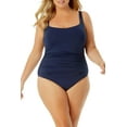 thumbnail image 1 of Anne Cole Plus - Adjustable Side Slit Skirted Bottom, 1 of 3