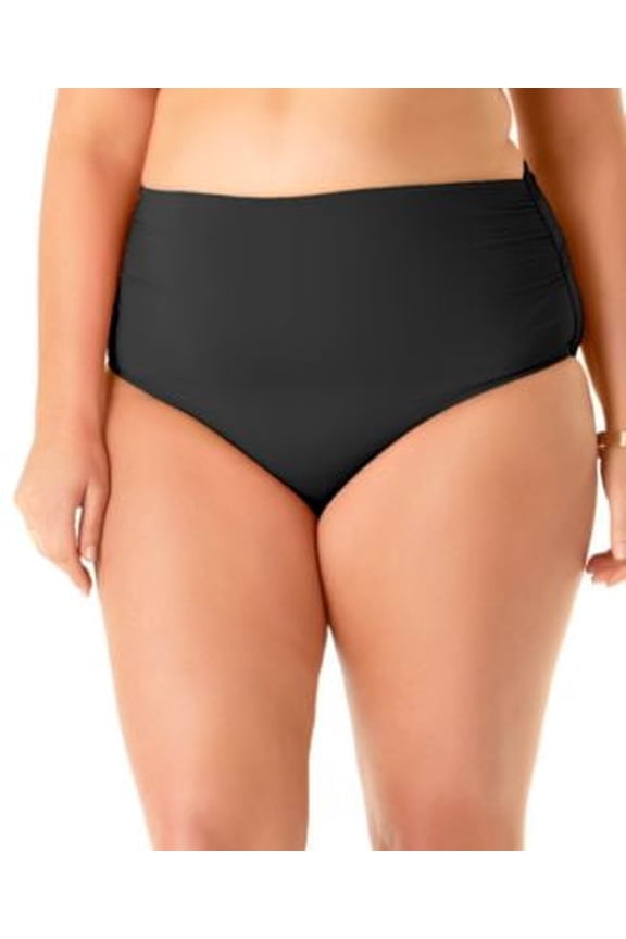 Anne Cole Plus Size High-Waist Bikini Bo Periwinkle 24W