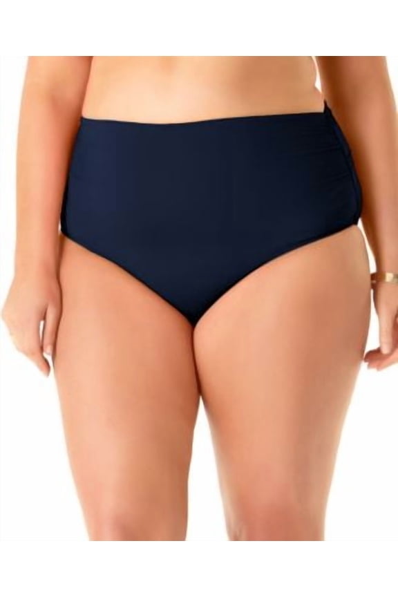 Anne Cole Plus Size High-Waist Bikini Bo Pink Punch 20W