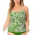 thumbnail image 1 of Anne Cole Plus - Twist Front Bandeaukini Swim Top, 1 of 4
