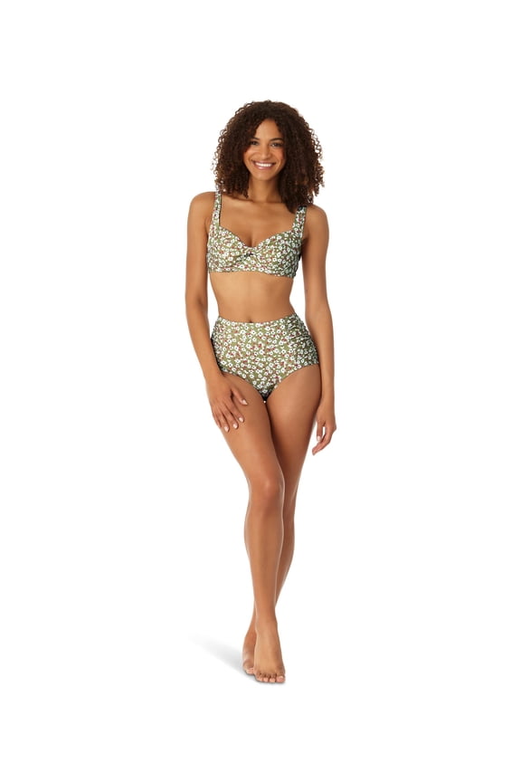 Retro Twist Underwire Top Multicolor 38D/36DD