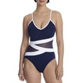 thumbnail image 1 of Anne Cole Signature Womens Hot Mesh One-Piece Style-21MO03975 Swimsuit, 1 of 2