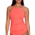 thumbnail image 1 of Anne Cole Signature Womens Live In Color High-Neck Tankini Top Style-22MT20601 Swimsuit, 1 of 2