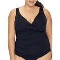 thumbnail image 1 of Anne Cole Signature Womens Plus Size Live In Color Underwire Tankini Top Style-20PT20101, 1 of 2