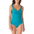 thumbnail image 1 of Anne Cole Twist Front Underwire Tankini Swim Top, 1 of 3