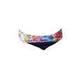 thumbnail image 1 of Anne Cole Womens Navy Multi Printed Foldover Bikini Bottom M, 1 of 1
