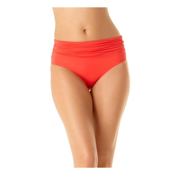 Anne Cole Womens Shirred Bikini Swim Bottom Separates