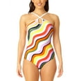 thumbnail image 1 of Anne Cole womens  Halter Keyhole One-Piece, 8, 1 of 3