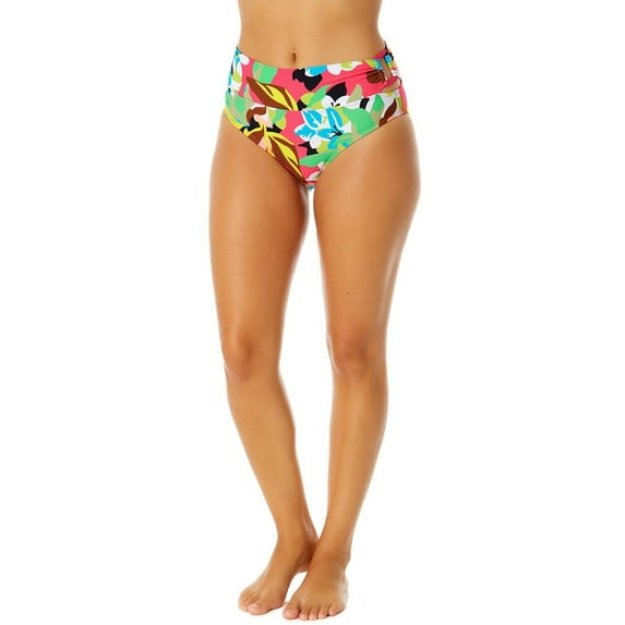 Anne Cole - Women's Side Ring Mid Rise Bikini Swim Bottom