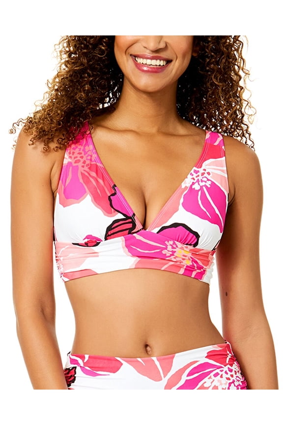womens Soft Shirred Band Bralette, s