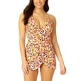 thumbnail image 1 of Anne Cole womens  Surplice Maillot Swim Dress, 10, 1 of 3