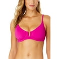 thumbnail image 1 of Anne Cole womens  V Wire Elongated Underwire Top, 36B/38C, 1 of 3