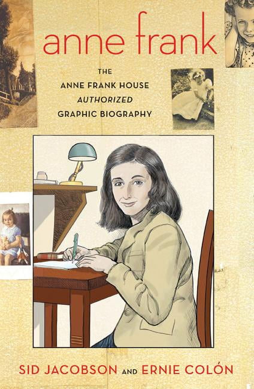 Anne Frank: The Anne Frank House Authorized Graphic Biography, (Paperback)  - Walmart.com, image size:848x1296