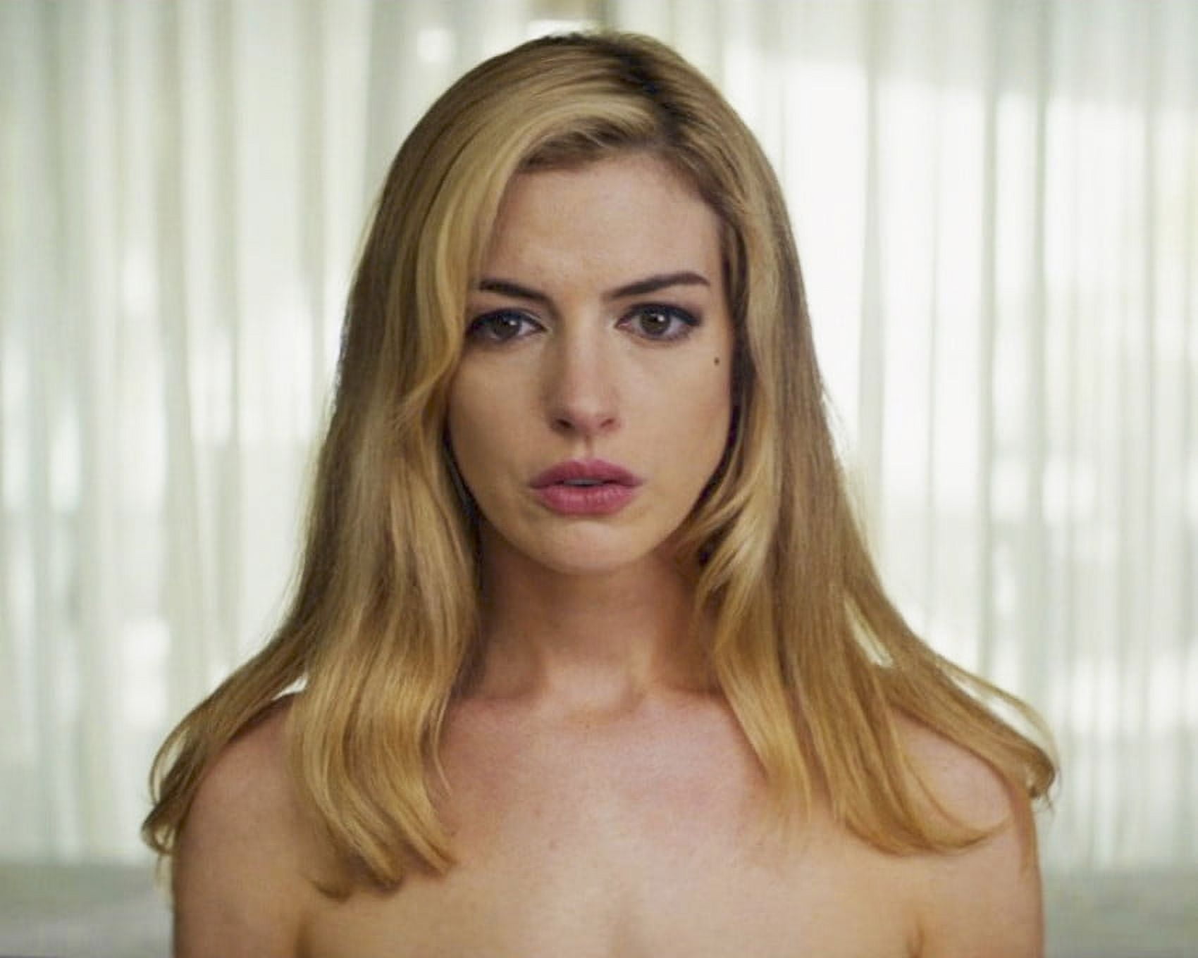 Anne Hathaway Bare Shouldered Portrait From Serenity 24X36 Classic