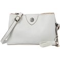 thumbnail image 1 of Anne Klein A-Hinge Pebble Crossbody Sage One Size, 1 of 1
