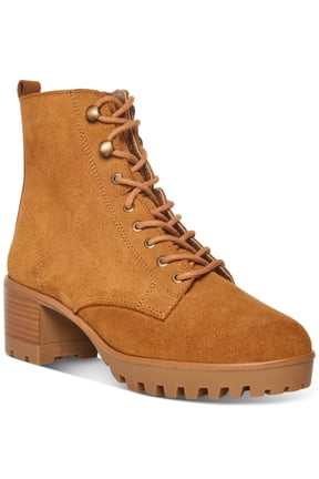 Abbott Lug Sole Booties Cognac 8M