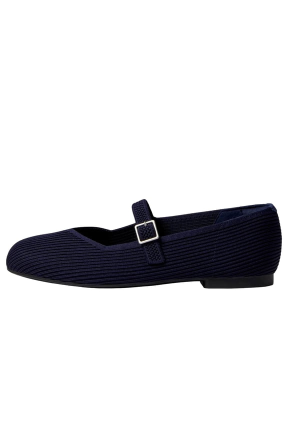 Amerie Ballet Flat Navy  AMERIE-NVY Women's Size 7.5