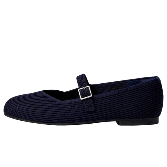 Anne Klein Amerie Ballet Flat Navy AMERIE-NVY Women's Size 7