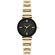 Anne Klein Black Dial Stainless Steel Ladies Watch AK-2434BMGB