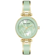 Anne Klein Green Bangle Gold-Tone Ladies Watch AK-1980MIGB