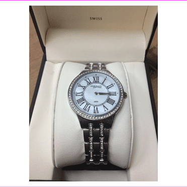 Anne Klein New York Womens Stainless Steel Crystal Silver Watch 12/2265 MPSV