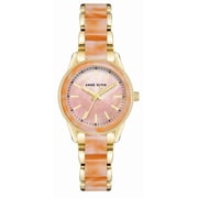 Anne Klein Pearlescent Resin Link Bracelet Ladies Watch
