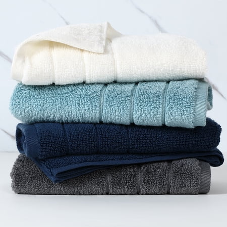 Anne Klein Reverie 6 Piece 100% Cotton Towel Set Grey
