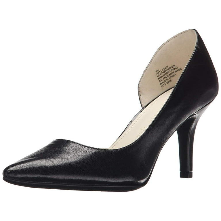 Anne Klein Sport Women s Yolden Leather Dress Pump Black 7 M US