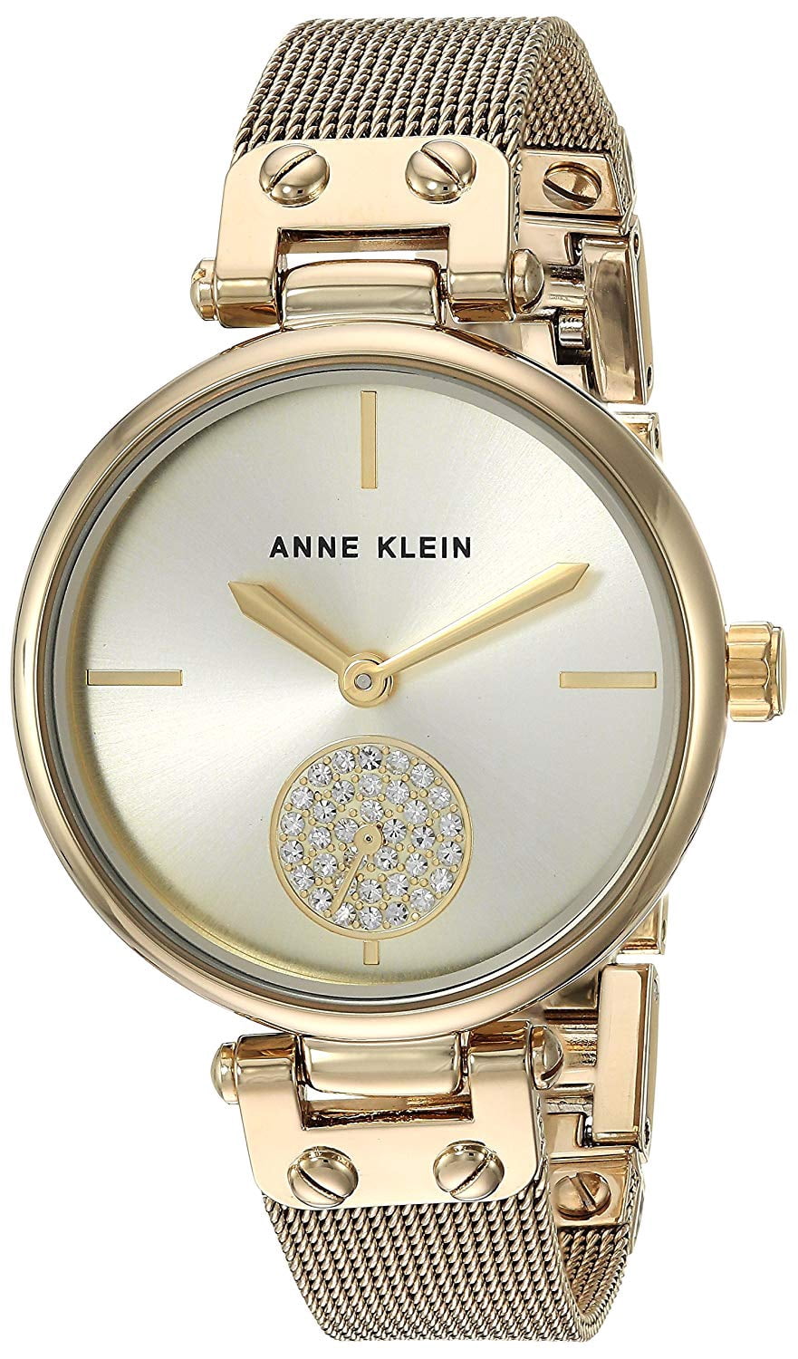 Anne Klein Gold-Tone Ladies Watch AK-3000CHGB - Walmart.com display picture 1