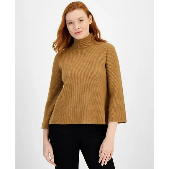 Anne Klein VICUNA Women's Bell-Sleeve Pullover Sweater, US X-Large