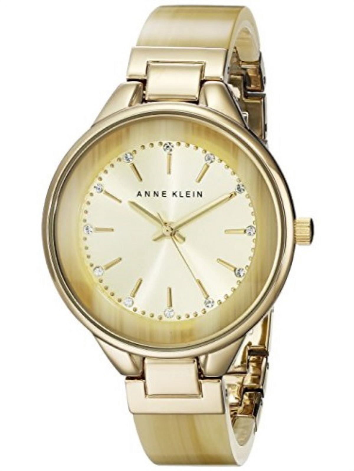 Anne Klein Women\'s Premium Crystal Accented Resin Bangle Watch Anne Klein Women main image 3