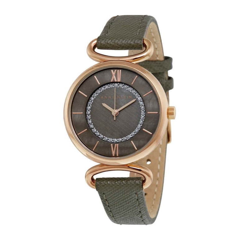 Anne Klein Brown Quartz Metal/Leather Watch Anne Klein Women main image 2