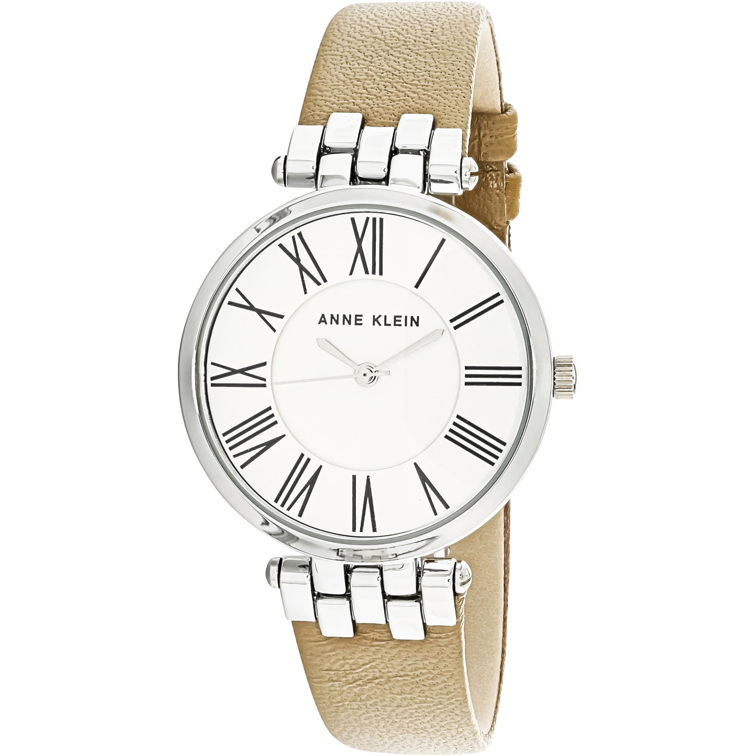 Anne Klein Women's Japanese Quartz Dress Watch with Metal Strap, Gray, 8 (Model: AK/2716GYST) AUTHENTIC Anne Klein Women\u0027s Japanese Quartz Dress Watch with Metal Strap,  Gold Model: AK&frasl;3784CHGB