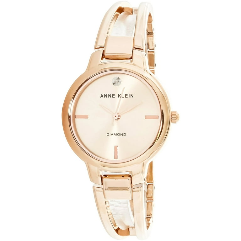 Anne Klein Women's AK-2626RGRG Rose-Gold Stainless-Steel Japanese