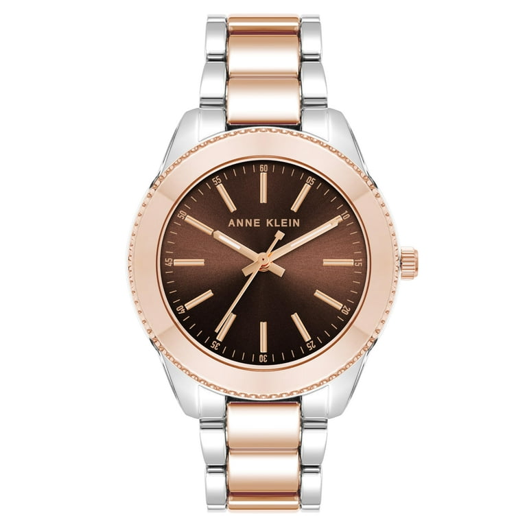 Anne Klein Women's Bracelet Watch AK/5043BNRT Rose gold Chocolate