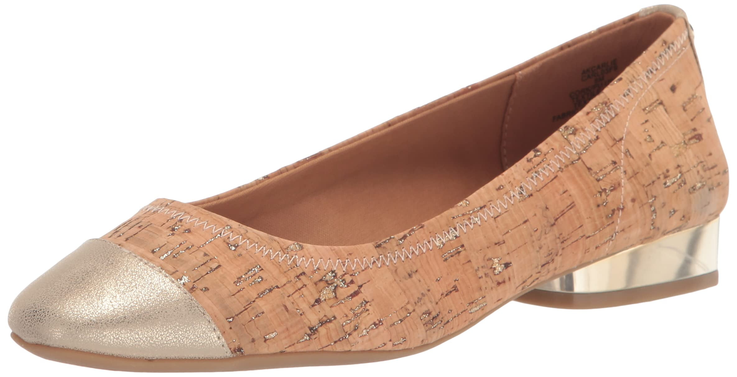 Anne Klein Women’s Carlie Comfortable Ballet Flat, Navy, 8 Anne Klein Flats in Flats | Brown -