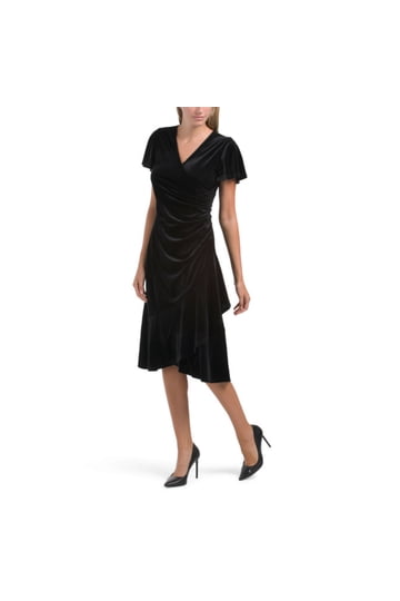 anne klein black dress Women's Printed Sleeveless Sheath In classic Anne black Vintage Anne Klein Black Eyelet