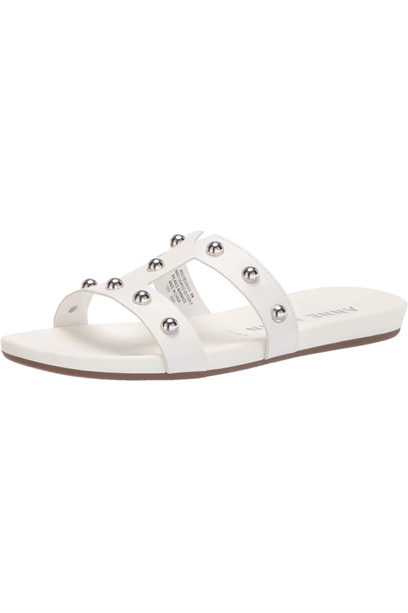 Women's Ely Slide Sandal 6 White Silver