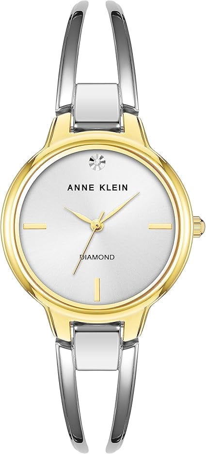 Women\'s Genuine Diamond Dial Bangle Watch Gold Women main image 4