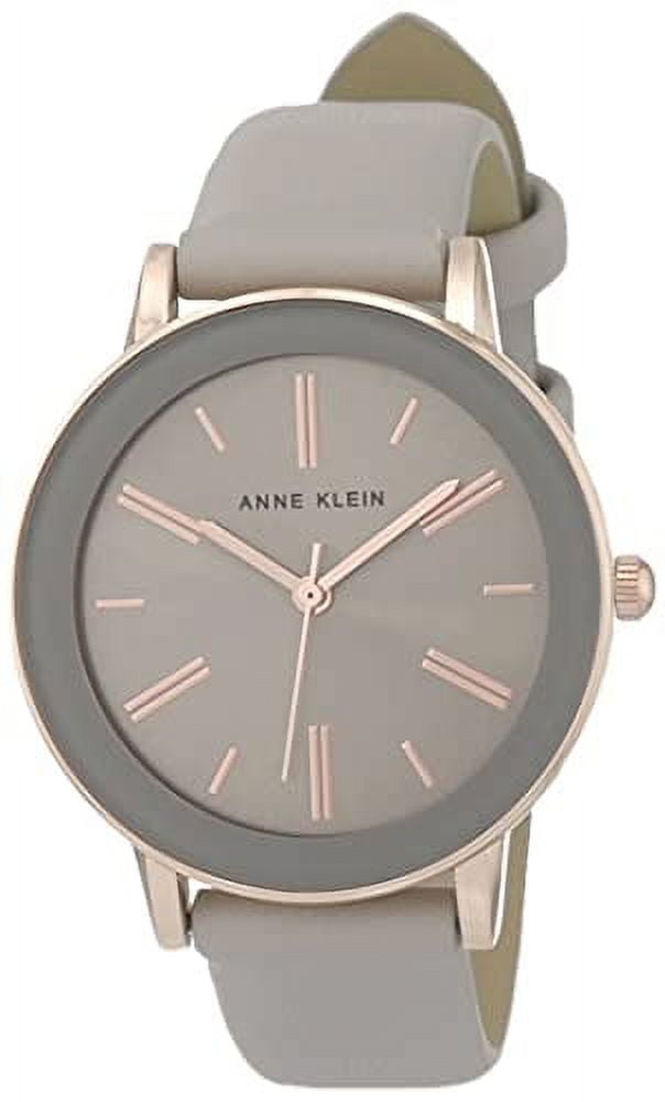 Anne Klein Women's Japanese Quartz Dress Watch with Metal Strap, Silver, 14 Model: AK/3763SVRT