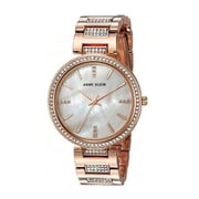 Anne Klein Womens Mother of Pearl Dial Quartz Watch AK/3016BMRG